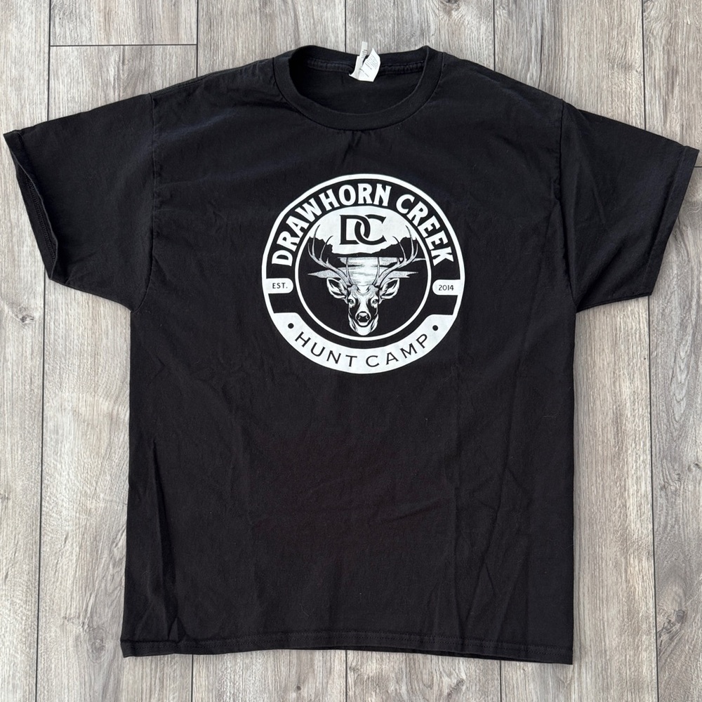 Hanes Black Drawhorn Creek Tee